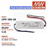 MEAN WELL Switching Power Supply LPV-100-24 DC24V 4.2A Meanwell DC power LED driver power supply