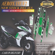 AEROX 155 NEW FULL DECALS X DESIGN AEROX 155 STICKERS ACCESSORIES/ AEROX155 NEW DECALS STICKER DESIG