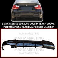 BMW 3 SERIES E90 2005-2008 M TEACH LOOKS  PERFORMANCE REAR BUMPER DIFFUSER LIP