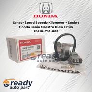 Speedo Kilometer Speed Sensor Plus Socket Honda Genio Maestro Cielo Estilo 78410-SY0-003