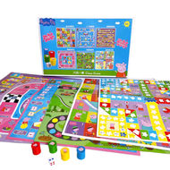 Peppa Pig - Peppa Pig 六合一棋 | Chess Game | 粉紅豬佩奇 佩佩豬 | 親子遊戲 | 益智玩具 | 派對玩具 | 家庭遊戲 | 平行進口