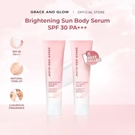 Grace and Glow BUNDLE 2 PCS SPF BODY SERUM | Brightening Sun Lotion Body Serum SPF 30 PA+++ | Sunscr