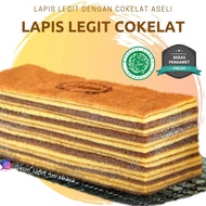 Kue Lapis Legit Coklat Asli Surabaya Basah Wisman denga Resep Kuno