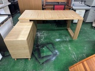 工業風木紋色5.9尺L型主管桌*洽談桌*開會桌*工作桌*電腦桌*辦公桌