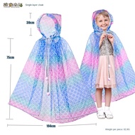 New Children's Princess Double-Layer Color Cloak Children's Day Gift Role-Playing Cloak Female Children's Day Outdoor All-Matching