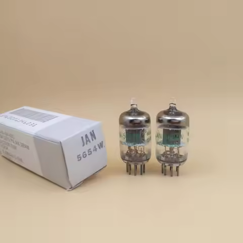 2PCS GE 5654W GE5654 Vacuum Tube Valve Vacuum Electronic Tube Upgrade For 6J1 6m1 6AK5 6J1P EF95 Pai