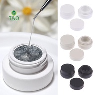 T&O 2-2.5ml Avoiding Light Nail Patting Gel Jar Nail Polish Holder Case Paaging Box Manicure UV Glue