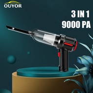 3 In 1 Car Vacuum Cleaner 9000PA 10000 rpm Air Blower Cordless USB Home Keyboard Hair Hanheld Wireless Mini Vacuum Cleaner