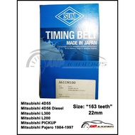 Timing Belt for Mitsubishi 4D55 , 4D56 DSL , L300 , L200 , PICK-UP  and PAJERO '84'97 Teeth: 163flat