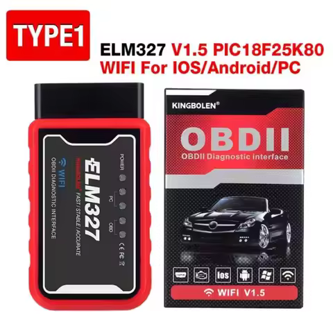 V1.5 PIC18F25K80 Chip For Android IPhone OBD2 Scanner Diagnostic Tools Car WiFi Scanner Fault Code R