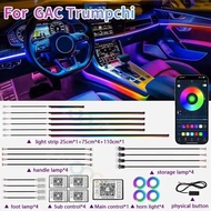 RGB 22in1 Car Interior Acrylic Car Ambient Lights For  GAC Trumpchi Aion GS8 GS4 GS3 Car Lighting St