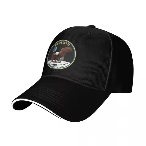 NASA Apollo 11 lunar landing 1969 mission insignia badge patch Baseball Cap Hip Hop Luxury Man Hat W