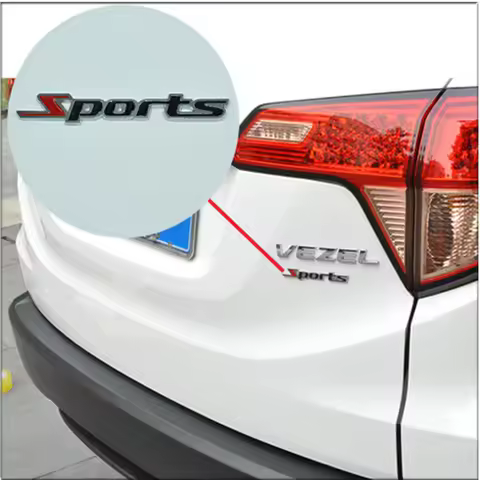 Car Styling 3D Stainless Sports Emblem Badge Stickers For BMW 1 2 3 4 5 6 7 Series X1 X3 X4 X5 X6 E6