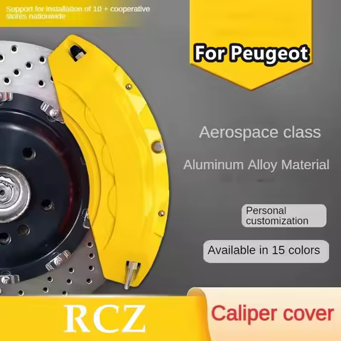 For Peugeot RCZ 208 308 3008 508 206 207 Car Brake Caliper Cover 3D Aluminum Metal Kit