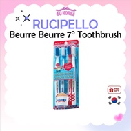 (+Cup Stand) RUCIPELLO Beurre Beurre 7° Toothbrush 4P / K-BEAUTY