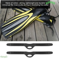 NG1ZX Swimming Fin Strap, Adjustable Elastic Flippers Fin Strap, Durable Rubber Fin Flippers Strap