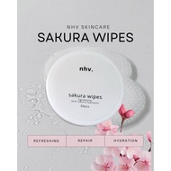 NHV Skincare - Sakura Wipes, Toner Pads