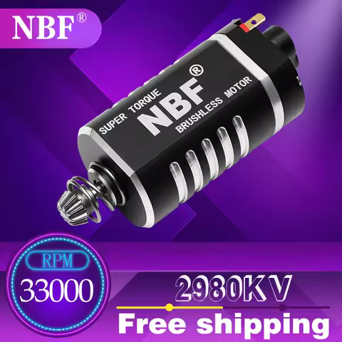 NBF 4.0 Brushless AEG Motor For DIY Refit Water Guns BB Air Metal Pistol Water Blaster Gun Racing RC