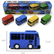 Ist TAYO CAR CONTENTS 4Pcs Pull Back - Little Bus TAYO CAR