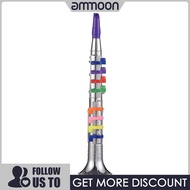 [ammoon]คลาริเน็ตพร้อมกุญแจรหัส8สีเครื่องดนตรีแบบเป่าแซ็กโซโฟนเลียนแบบการศึกษาในช่วงต้น