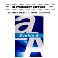 A4 PAPER DOUBLE A 70GMS 500SHEET/ KERTAS A4/ KERTAS PUTIH/ DOUBLE A EVERYDAY