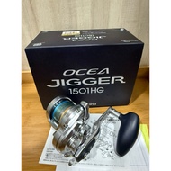 USED ONCE SHIMANO OCEA JIGGER 1501HG LINE PE2 300METER