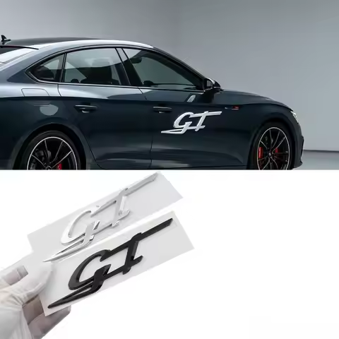 Car 3D ABS GT Logo Badge Emblem Decals Sticker For Maserati Levante Quattroporte Ghibli Modena GT MC
