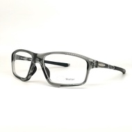 OX8076 OX8080 Crosslink ศูนย์อะไหล่สายตาสั้นและแว่นเลนส์อ่อนกรอบอะซิเตทสีฟ้าเลนส์สำรองกรอบแว่นสายตาแ