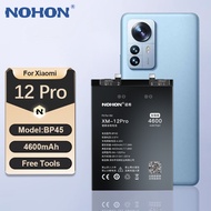 NOHON BP45 BP46 Battery For Xiaomi Mi 12 Pro Phone Batteries 4600mAh