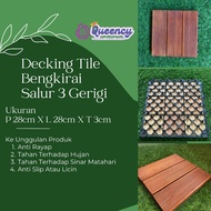 Wooden floor - Decking tile bengkirai dismantled and assemble - decking bengkirai - decking pool - p