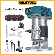 Mesin Profil Kayu Wood Cordless 6 Kecepatan Mesin profil kayu baterai Brushless Router Kayu Wood Tri