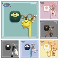 Case for Baseus Bass BS1 Protective silicone Cute bear Covers Bluetooth Earphone Shell Headphone Por