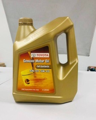 Toyota 5W40 Engine Oil 4L Minyak Hitam Fully Synthetic 5W40 Minyak Enjin Toyota Altis Vios Camry Ava