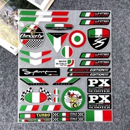 For Piaggio Vespa Helmet Stickers Motorcycle Accessories Beverly Primavera Sprint Spring PX LX GTS G