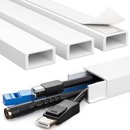 68in Cord Covers for 4 Wires on Wall, Large Cord Hider White Cord Cover, Paintable Cable Hider, Cord