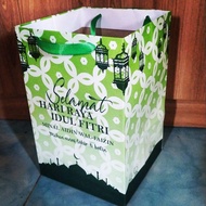 Eid paper bag, Eid jar paper bag, size 15x15x23