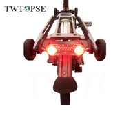 TWTOPSE Cycling Bike Rear Rack Smart Taillight For Brompton Folding Bike Bicycle Rack Original Rack Standard Light Parts New