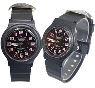 ฟรีกล่อง นาฬิกาข้อมือ กันน้ำ นาฬิกาคาสิโอ้ สายยาง สีดำ นาฬิกาข้อมือcasio นากาผู้หญิงและผู้ชาย RC535