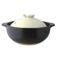 Living Deep Clay Pot Utage 9-Inch (Approx. 26cm) For 4 to 5 People Spill-Resistant Design