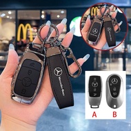 Zinc Alloy Key Case Cover for Mercedes Benz Maybach S580 A-B-C-M-CLA-CLS-E-G-GLB-GLE-R-SL Class AMG 
