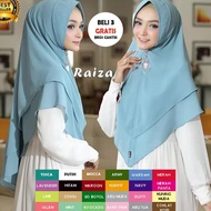 [MDG.11Au22q] KHIMAR RAIZA 2 LAYER SIMPLE PENGUIN HIJAB HIJAB MODEL Wanita 2