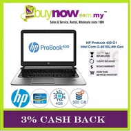 HP Probook 430 G1 Notebook Laptop , Intel Core i3-4010U 4th Gen,1.7GHz / 4GB Ram / 500GB Hdd (FACTORY REFURBISHED)