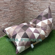 Cover bean bag sarung sofa bean bag motif size Dewasa