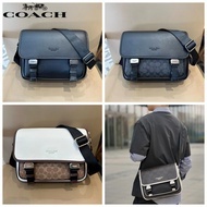 Coach new color blocked shoulder bag men's camera bag crossbody bag CU110 CY777
