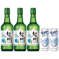 Jinro Chamisul - Fresh Korean Soju - 3 Pack Bundle - 16.5% abv - 4 Times Filtration W Bambo Charcoal (03 x 360ml)