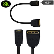 8K Mini DisplayPort Female to DP Female Extension Butt Cable DP Mini DP MINIDP to DP Cable