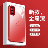 Suitable for opporeno4 Phone Case New Style Liquid Glass reno4pro All-Inclusive Lens Reno4se Street 