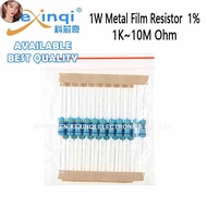 EEM (20pcs) 1W Metal Film Resistor 1K~10M 1% 1.8K 4.7K 2.2K 10K 47K 5.1K 3.3K 180K 220K 680K 1M 2.2M