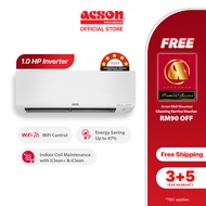 [NUR] Acson REINO+ Inverter Air Conditioner 1.0HP R32 A3WMY10BF GWP Cleaning Service Voucher