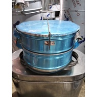 ◑steamer 12" 2layer siomai siopao lecheplan puto aluminum